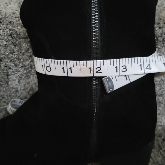 Genuine Suede Over The Knee Boots - Picture 13 of 14